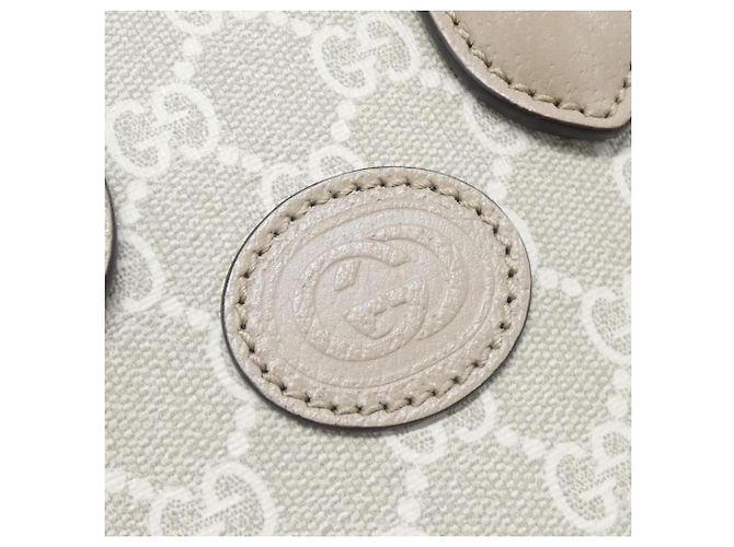 Gucci 671623 UULBT Borsa Bianco Beige - vista 4