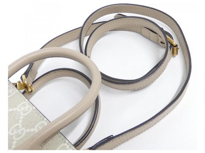Gucci 671623 UULBT Borsa Bianco Beige - vista 5
