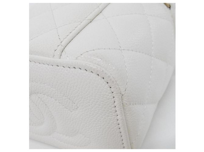 Borsa a Spalla Chanel Timeless Classic Line AP1340 Bianco - vista 3