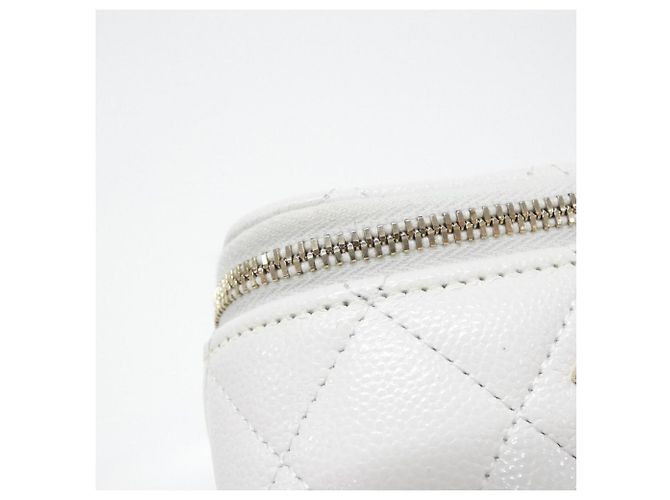 Borsa a Spalla Chanel Timeless Classic Line AP1340 Bianco - vista 4
