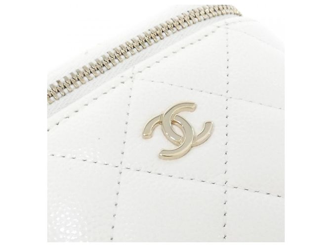 Borsa a Spalla Chanel Timeless Classic Line AP1340 Bianco - vista 5