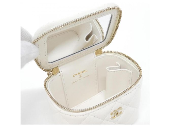 Borsa a Spalla Chanel Timeless Classic Line AP1340 Bianco - vista 7
