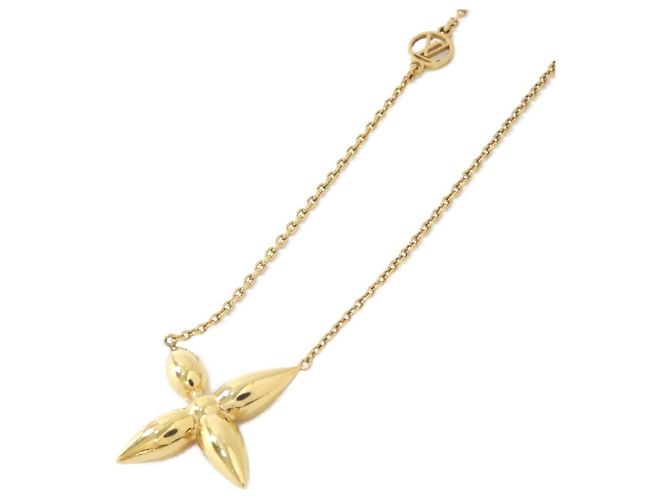 Louis Vuitton Collier Louisette Necklace D'oro - vista 3
