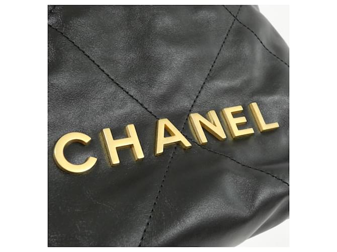 Mini borsa Chanel 22 Line Nero - vista 4