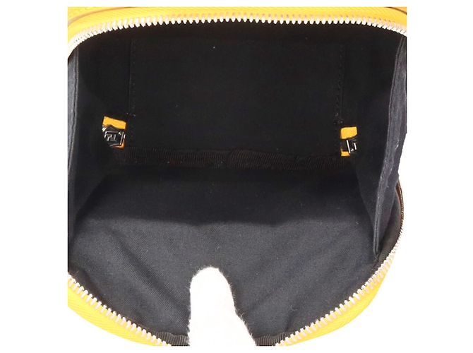 Mini borsa a tracolla Fendi Travel Giallo - vista 8