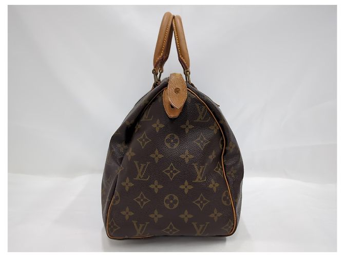 Louis Vuitton Speedy Monogram Canvas 30 Marron - vue 6
