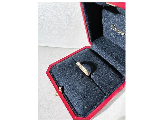 Anello Cartier 1895 Diamanti in Oro Giallo 18K D'oro - vista 4