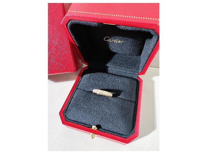 Anello Cartier 1895 Diamanti in Oro Giallo 18K D'oro - vista 6