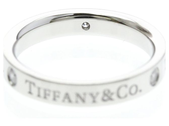 Tiffany & Co. Flacher Ring Platin Silber - Ansicht 5