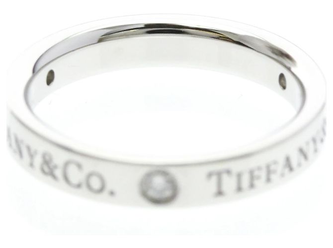 Tiffany & Co. Flacher Ring Platin Silber - Ansicht 6