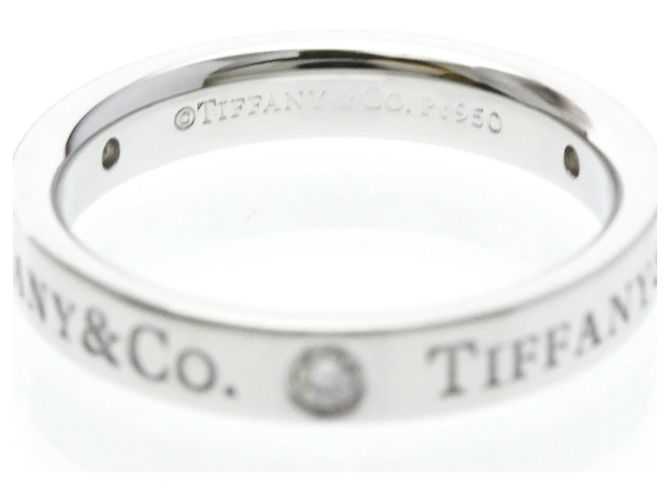 Tiffany & Co. Flacher Ring Platin Silber - Ansicht 7