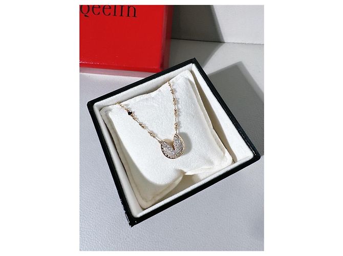 Autre Marque Collana Qeelin Xin Yen Lucky Cookie in Oro Rosa e Diamanti D'oro - vista 6