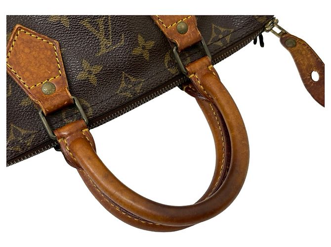 Louis Vuitton Speedy Handbag Monogram Canvas 25 Brown - view 5