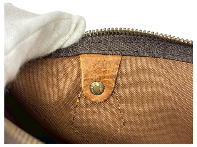 Louis Vuitton Speedy Handbag Monogram Canvas 25 Brown - view 7