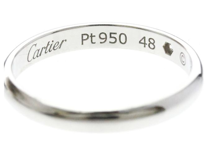 Fede Cartier 1895 Platino 2.5mm Argento - vista 7