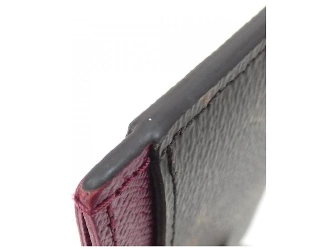 Tarjetero Monogram Louis Vuitton Castaño Fucsia - vista 3