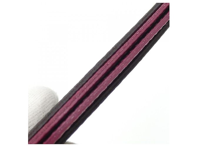 Tarjetero Monogram Louis Vuitton Castaño Fucsia - vista 4