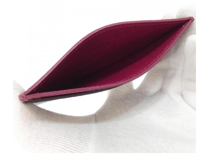 Tarjetero Monogram Louis Vuitton Castaño Fucsia - vista 5