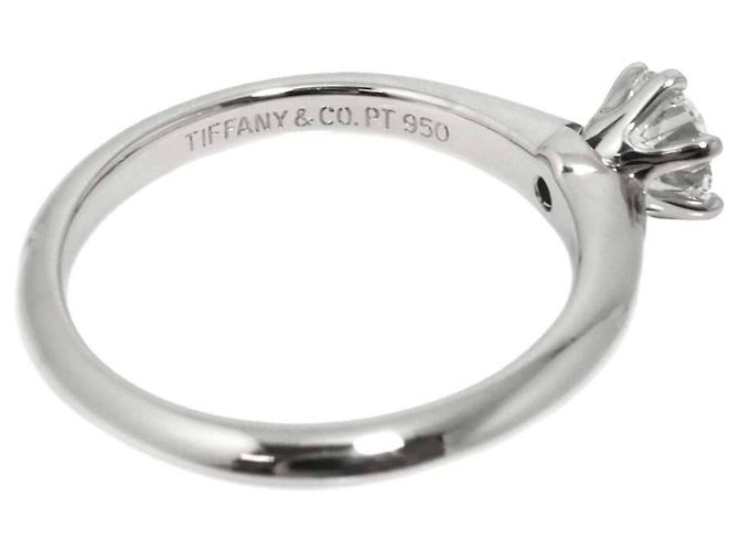 Tiffany & Co. Solitärring aus Platin 950 - Ansicht 3