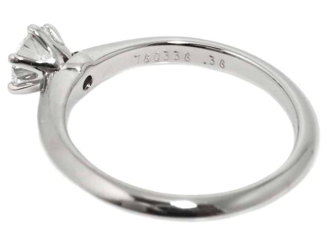 Tiffany & Co. Solitärring aus Platin 950 - Ansicht 4
