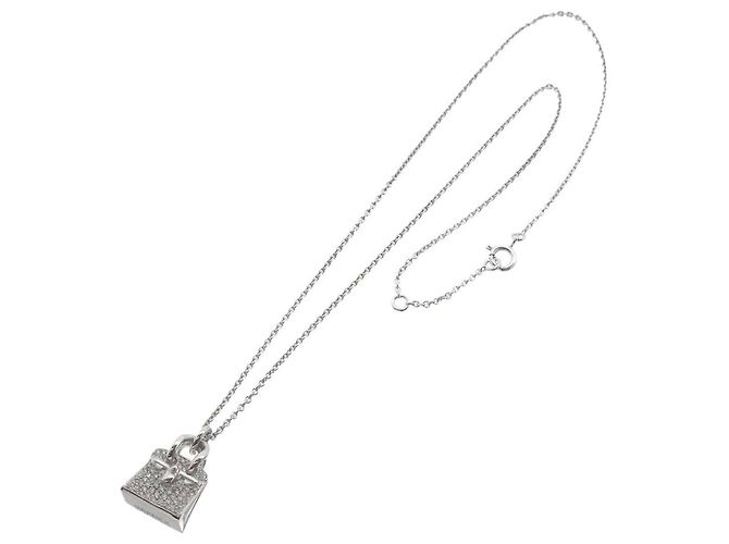 Hermès Collana Amulette Birkin in Diamanti Hermes - vista 2