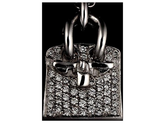 Hermès Collana Amulette Birkin in Diamanti Hermes - vista 6
