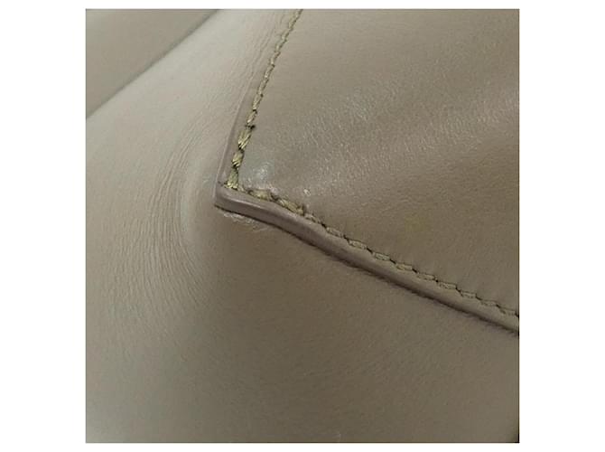 Borsa Tote Mini Loewe Puzzle Fold Cachi - vista 3