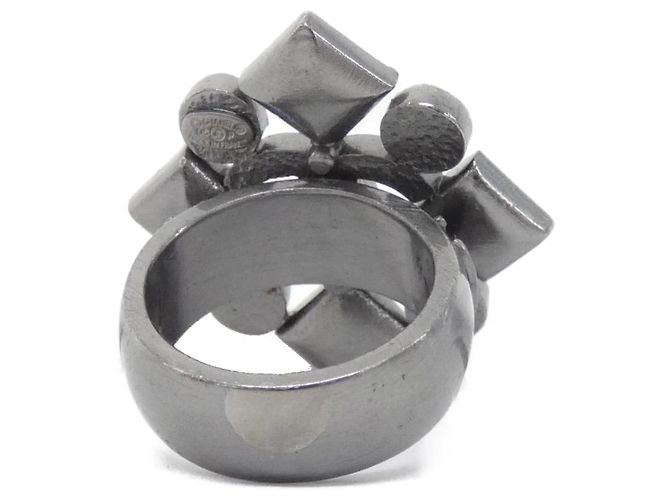 Chanel Ring in Rot und Silber - Ansicht 2