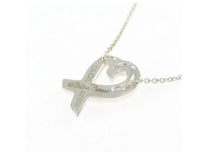 Tiffany & Co Collana piccola Tiffany Loving Heart Argento - vista 4