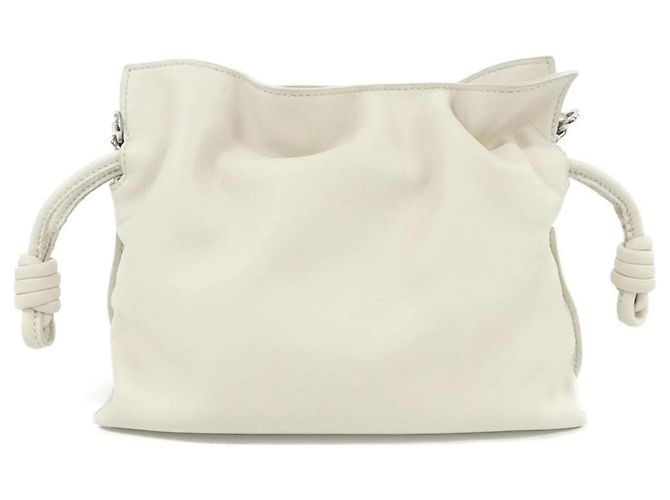 Clutch Mini Flamenco Loewe Bianco Crudo - vista 2