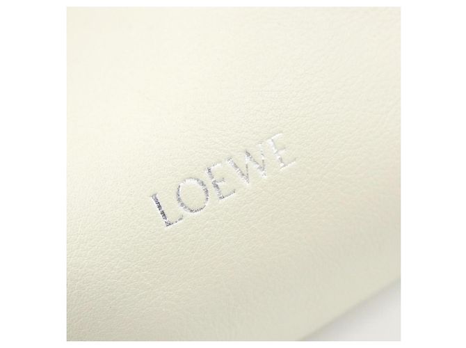 Clutch Mini Flamenco Loewe Bianco Crudo - vista 4