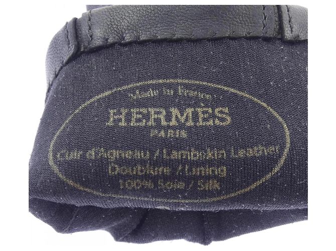 Hermès Guanti caldi neri Hermes Nero - vista 3
