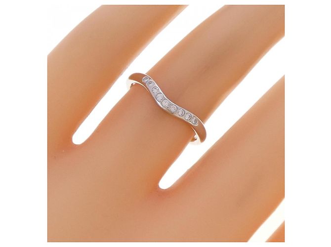 Tiffany & Co. Geschwungener Platinring - Ansicht 5