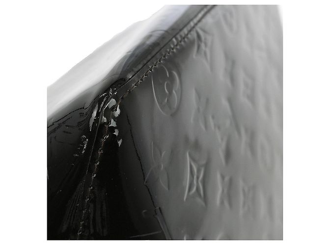 Borsa Louis Vuitton Bellevue Monogram Vernis PM Porpora - vista 7