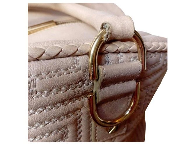 Gianni Versace Couture Borsa a mano in pelle motivo greca Beige - vista 13