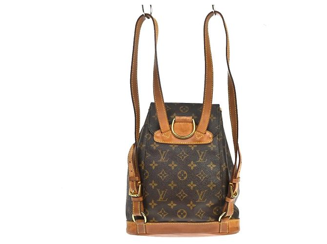 Louis Vuitton Montsouris Monogram Canvas MM Marrom - vista 2