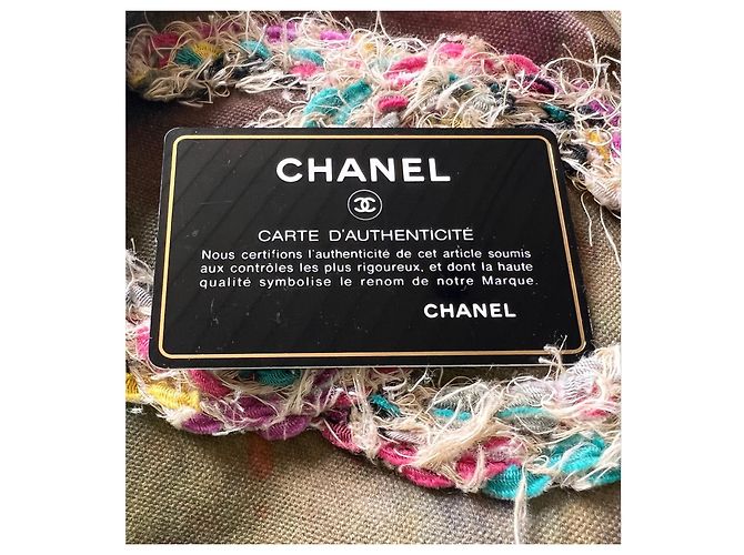 Borsa Bowling Chanel Graffiti Runway in tela Marrone Multicolore - vista 4