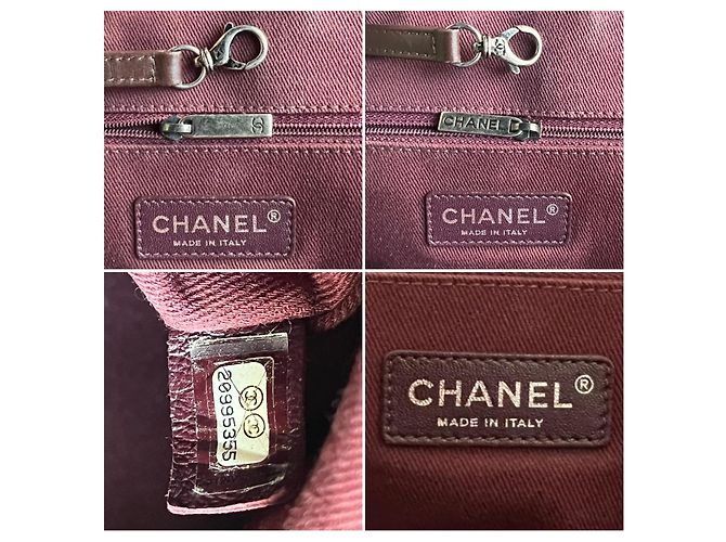 Borsa Bowling Chanel Graffiti Runway in tela Marrone Multicolore - vista 8