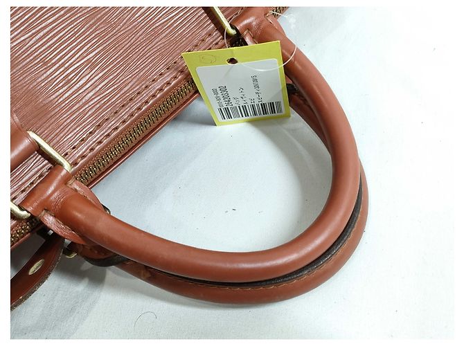 Borsa Louis Vuitton Speedy in pelle Epi 30 Arancione - vista 6