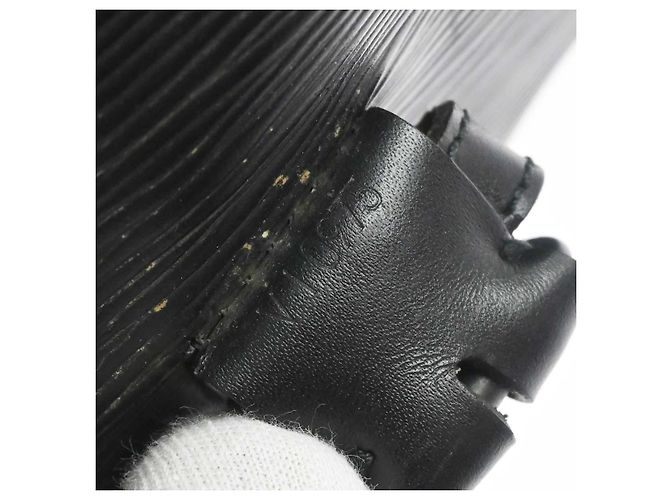 Louis Vuitton Drawstring Epi Leather Rucksack Schwarz - Ansicht 5
