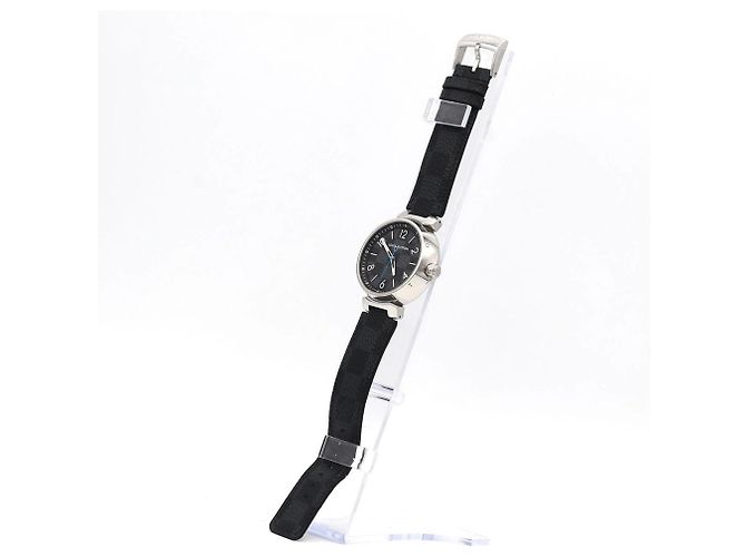 Orologio Louis Vuitton Tambour Damier Graphite - vista 2