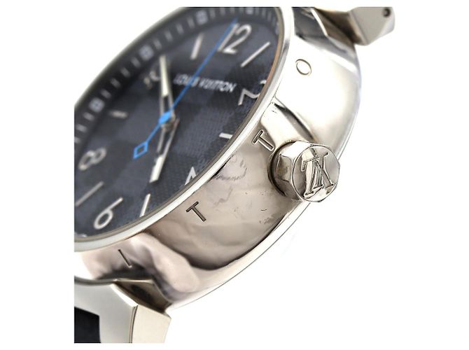 Orologio Louis Vuitton Tambour Damier Graphite - vista 3