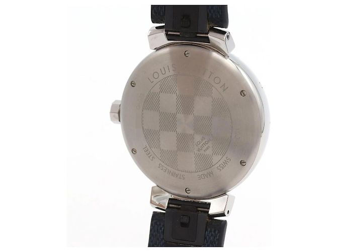 Orologio Louis Vuitton Tambour Damier Graphite - vista 6