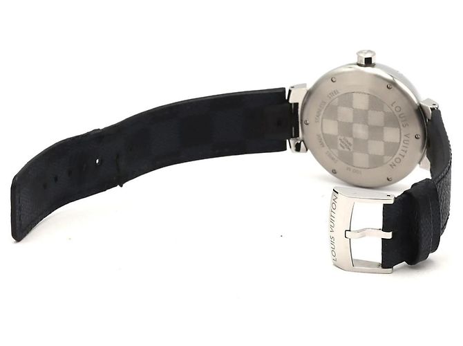 Orologio Louis Vuitton Tambour Damier Graphite - vista 7