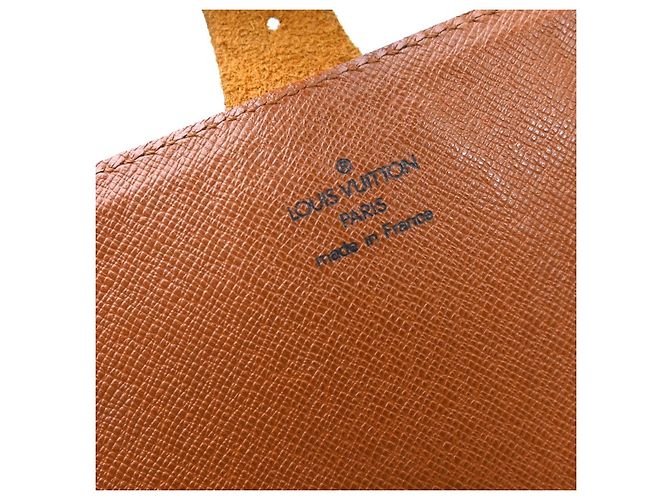 Borsa Louis Vuitton Cartouchiere Monogram Canvas MM Marrone - vista 4
