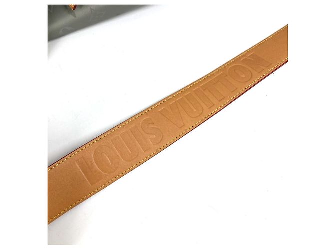 Louis Vuitton Monogram Titanium Keepall Bandoulière 50 Marrone - vista 13
