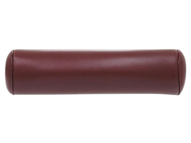 Borsa Cartier Cabochon in Pelle Bordeaux Bordò - vista 3