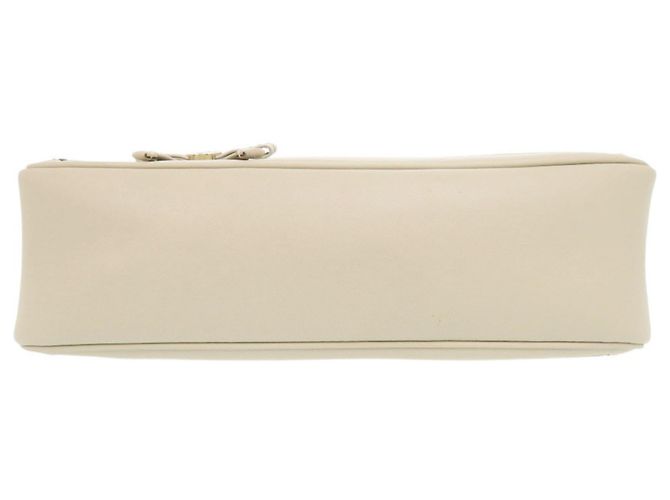 Borsa a tracolla in pelle Gucci Guccissima Bianco - vista 3