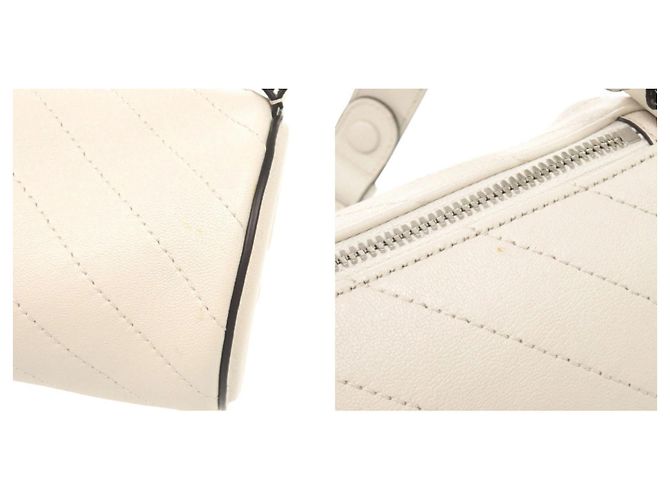 Borsa a tracolla Gucci Blondie in pelle bianca Bianco - vista 10