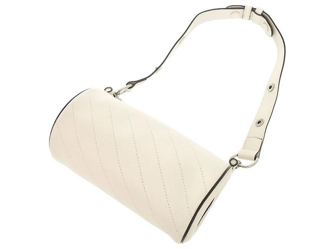 Borsa a tracolla Gucci Blondie in pelle bianca Bianco - vista 5